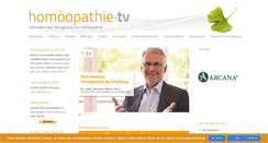 Desktop Screenshot of homoeopathie-tv.com